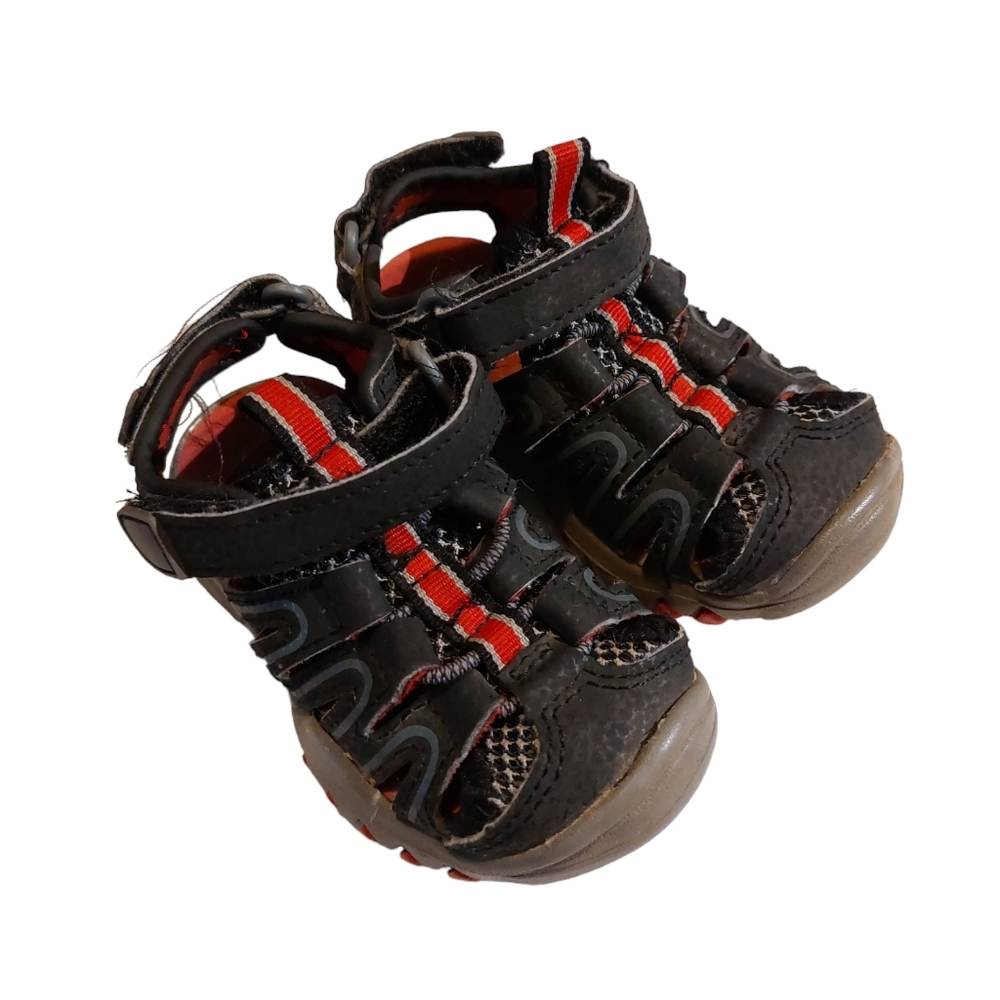 Cat and Jack Afton Hiking Fisherman Sandals Toddler Size 5 Blue And Red